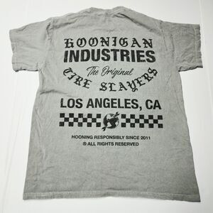 ​Hoonigan Industries T-Shirt Gray Original Tire Slayers Ken Block OG Race Car
